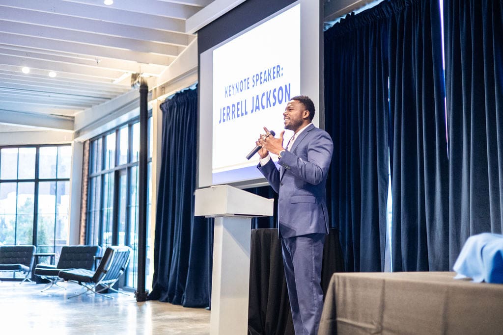 Keynote speaker Jerrell Jackson